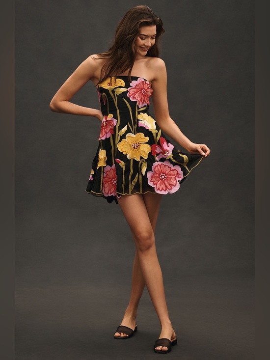 Anthropologie Dresses & Skirts - NWT Size S - By Anthropologie Floral Organza Mini Dress (US$ 248)